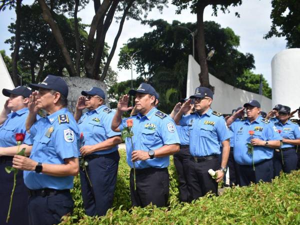 Agentes de la Policía de Nicaragua.