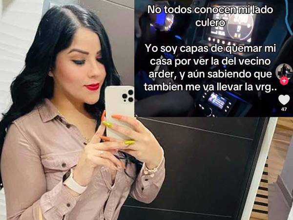 ““No todos conocen mi lado cul... “Yo soy capas de quemar mi casa por ver la del vecino arder, y aun sabiendo que también me va a llevar la ver...”, fue parte del mensaje que Cinthya Tamez publicó en TikTok horas antes de ser encontrada sin vida junto con uno de sus hijos en un Jeep Rubicón, en Montemorelos, Nuevo León, México.