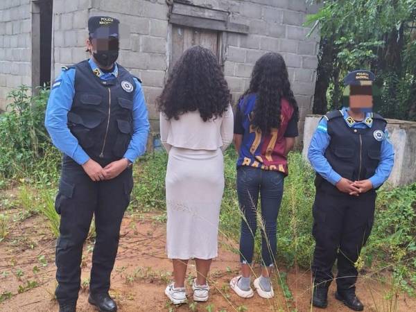 Las dos jovencitas han sido trasladadas a San Pedro Sula para ser entregadas a su madre.