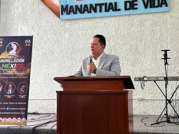 Pastor Gerardo Irías, presidente de la Confraternidad Evangélica.