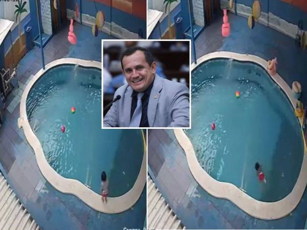 Samuel Madrid, diputado de Libre por el departamento de Cortés, publicó en las últimas horas un video en el que se observa el patio de su casa, una piscina y la escena de su hija menor, de un año de edad, ingresando al agua y quedando inconsciente durante siete minutos.