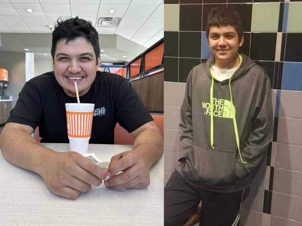 Fotos en vida de Jacson Ivan Vallecillo García, el hondureño de 20 años que murió en un accidente en Arkansas, Estados Unidos.