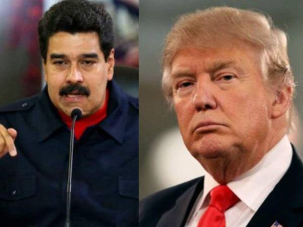 Donald Trump, presidente de Estados Unidos, y Nicolás Maduro, mandatario de Venezuela.