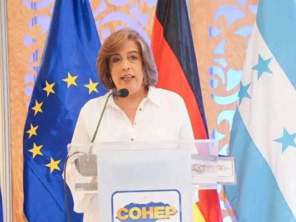 Anabel Gallardo, presidenta del Consejo Hondureño de la Empresa Privada (Cohep).