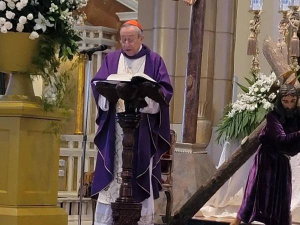 El cardenal Óscar Andrés Rodríguez.