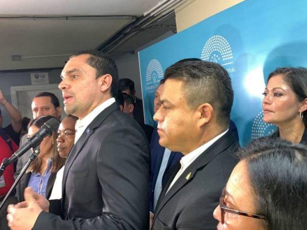 Miembros de la bancada del Partido Nacional.