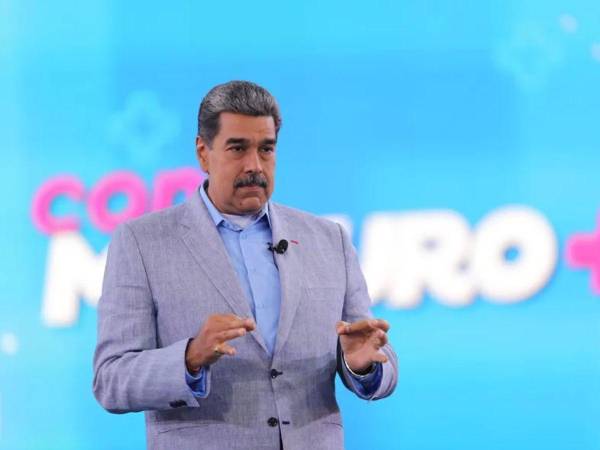 El presidente de Venezuela, Nicolás Maduro, en su programa de televisión.