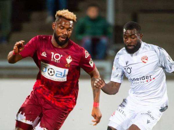 Jorge Benguché solo ha podido estar en siete encuentros con el AC Bellinzona de los cuales estuvo cuatro como titular y tres de ellos ingresó de cambio.