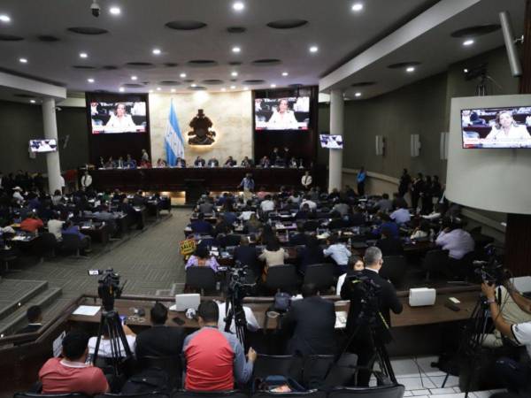Vista de las instalaciones del Congreso Nacional en Tegucigalpa.