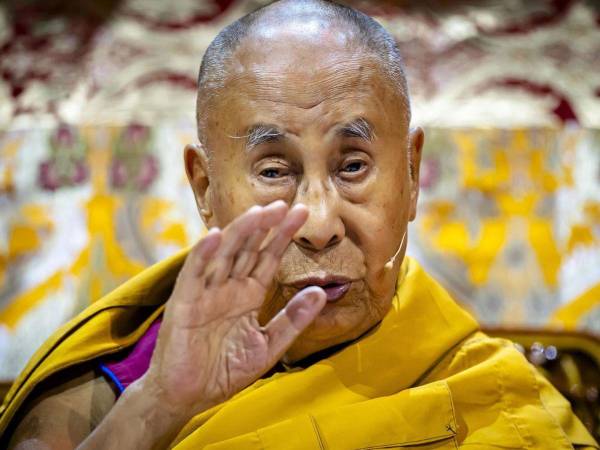 Imagen de archivo del dalái lama, líder espiritual del budismo tibetano.