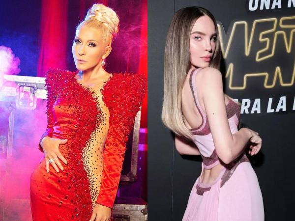 Las cantantes Yuri y Belinda.