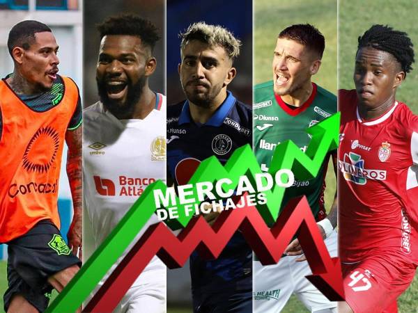 Resumen de los últimos movimientos del mercado de fichajes de la Liga Nacional de Honduras.
