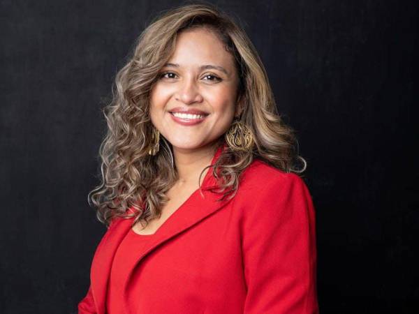 La candidata a diputada por el Partido Libre en Choluteca, Nidia Castillo.