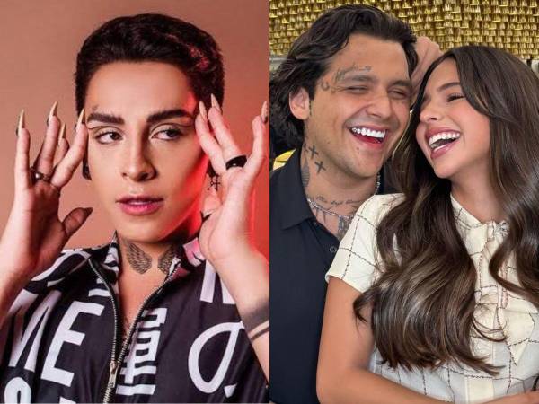 El influencer Kunno y los artistas Ángela Aguilar y Christian Nodal.