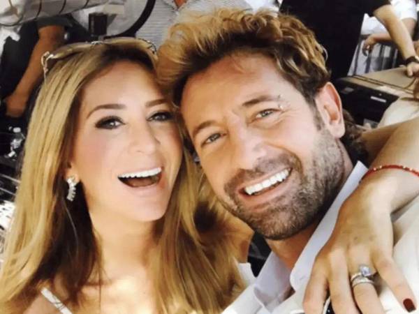 Los ex esposos Gabriel Soto y Geraldine Bazán.