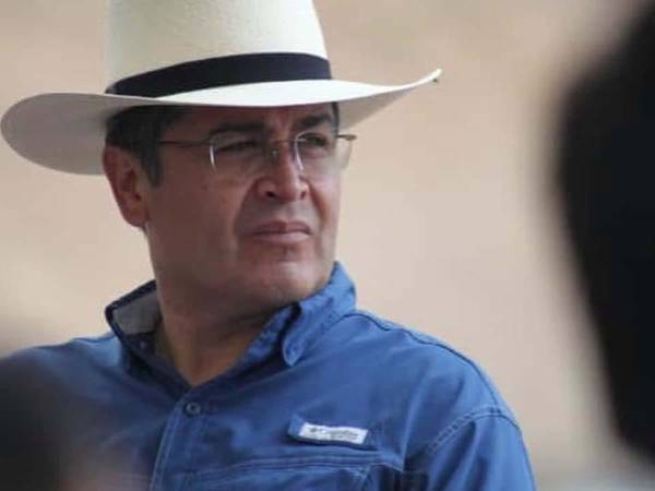 El expresidente Juan Orlando Hernández.