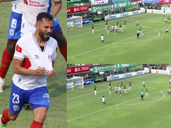 ¡Qué golazo! La espectacular volea de Jorge Álvarez en el Marathón-Olimpia