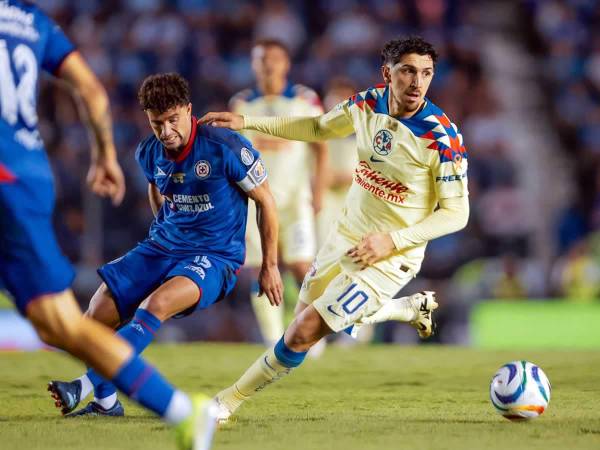 Cruz Azul y América empataron a un gol en el partido de ida de la final del fútbol mexicano.