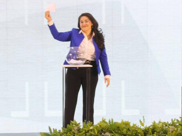 Diana Waleska Herrera Portillo, candidata a designada precidencial del Partido Nacional.