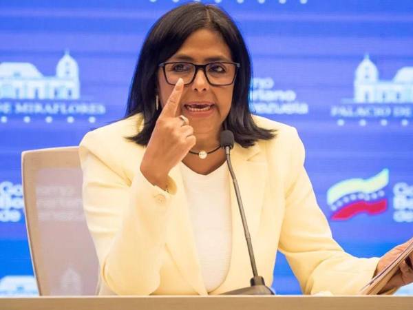 La presidenta encargada de Venezuela, Delcy Rodríguez