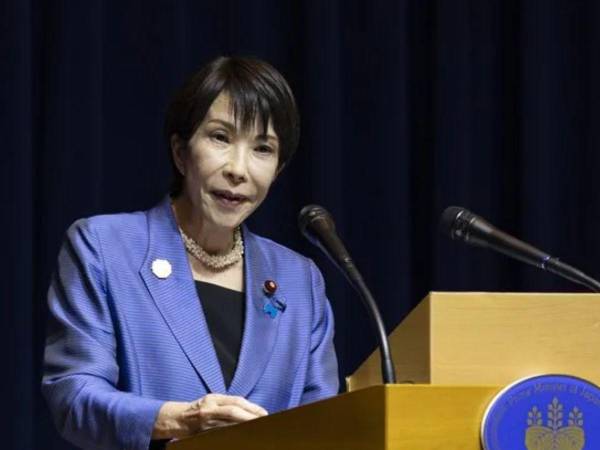 La primera ministra de Japón, Sanae Takaichi.