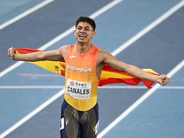 Josué Canales representó a España en el Mundial de Atletismo.