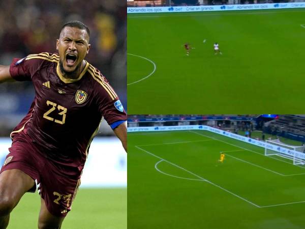 El golazo de Salomón Rondón llegó en el minuto 64 de los cuartos de final de la Copa América 2024.