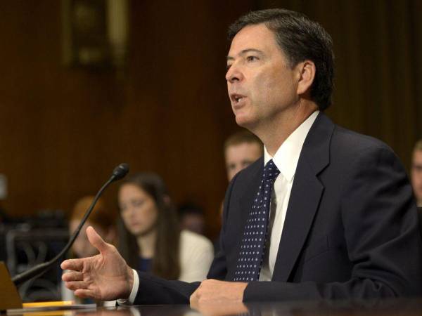 James Comey hablando durante una audiencia celebrada por el comité judicial del Senado de EE.UU. en Washington en una imagen de archivo.