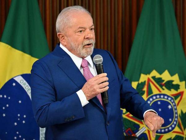 Luiz Inácio Lula da Silva, presidente de Brasil.