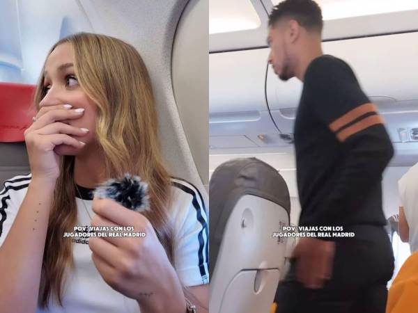 Nuni Joya se emocionó al ver a los jugadores del Real Madrid, como Jude Bellingham, en el avión rumbo a Francia para el duelo ante Lille.