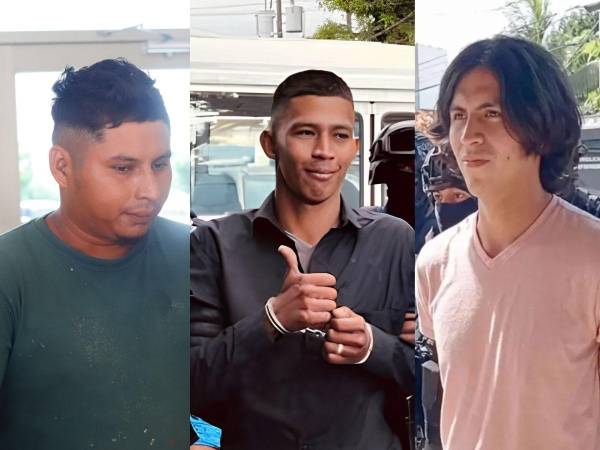Dennis Joel Romero Morales, Carlos Alexis Molina Mencías y Williams Noé Reyes Izaguirre, acusados por su presunta participación en la masacre que dejó 20 muertos en Rigores, Colón.