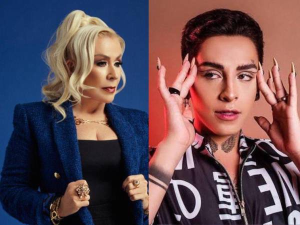 La actriz Laura Zapata y el influencer Kunno.