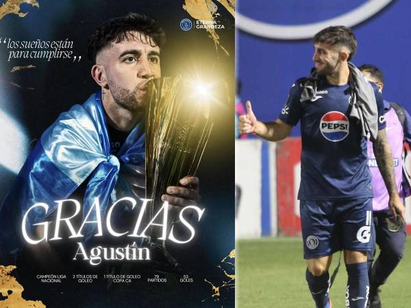 El Motagua comunicó la venta de Agustín Auzmendi al equipo Godoy Cruz de Argentina.