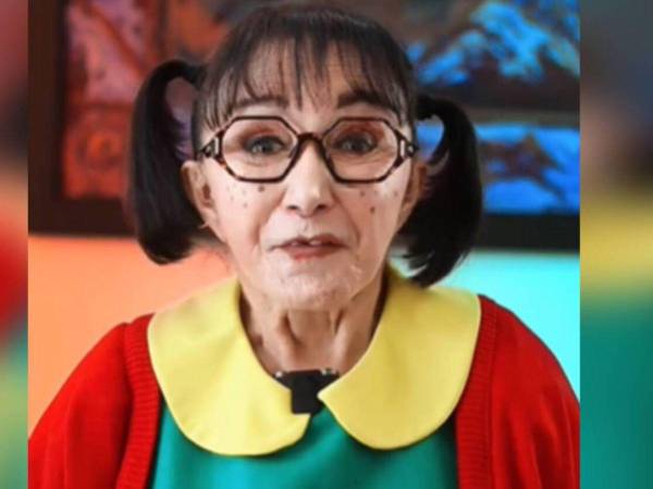 La actriz María Antonieta de las Nieves La Chilindrina.