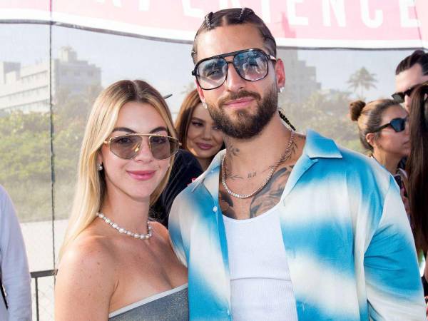 Susana Gómez y Maluma en una foto de archivo.