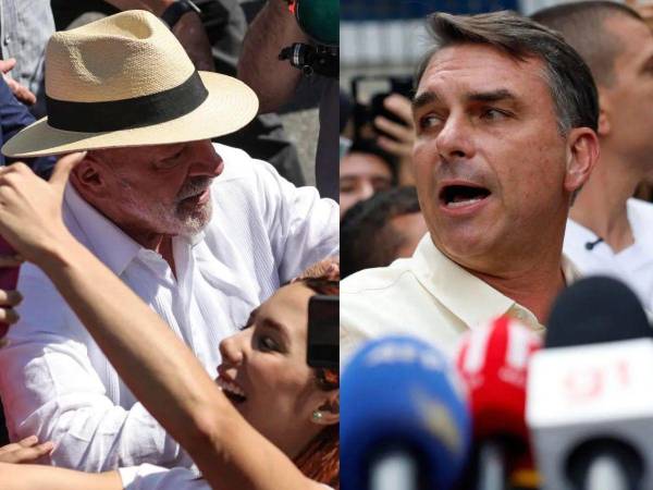 Flávio Bolsonaro recibió este lunes el apoyo expreso del expresidente Michel, quien dijo que Brasil quiere un camino diferente al que ofrece Lula.