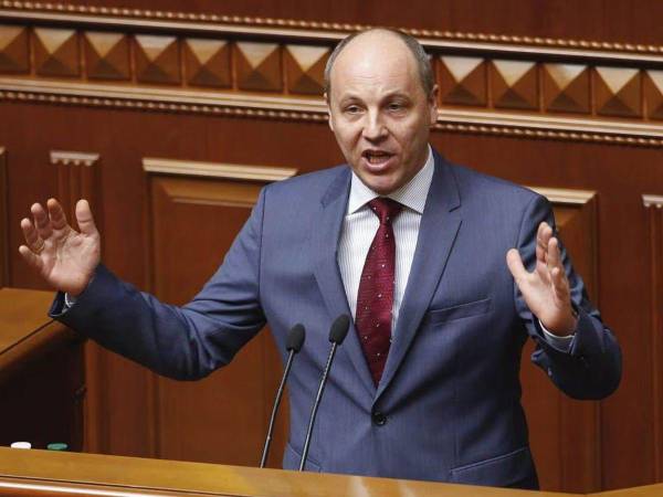 El expresidente del Parlamento ucraniano Andri Parubi.