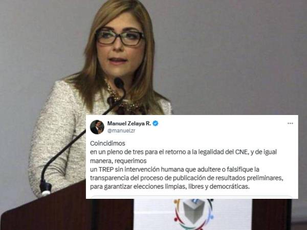 Ana Paola Hall, consejera del Consejo Nacional Electoral (CNE), puso este miércoles su cargo a disposición, luego de publicar un documento oficial en el que expresaba que el CNE no puede sesionar con solo dos consejeros propietarios, a pocos meses de las elecciones generales.