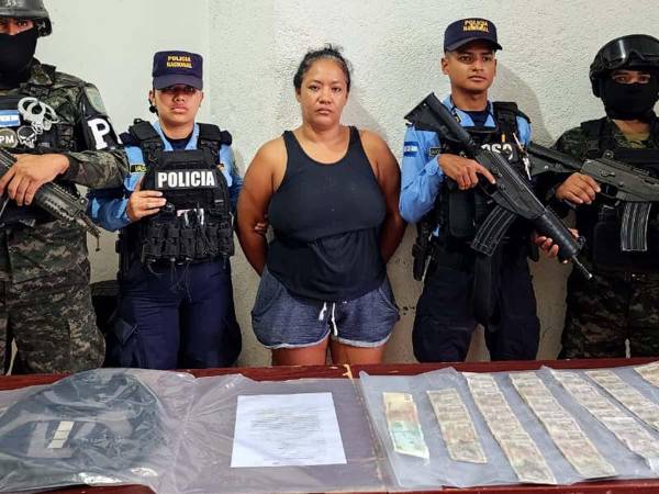 La mujer fue detenida en el barrio Cristales de Trujillo, Colón.