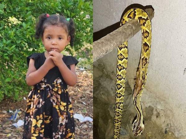 La niña fue identificada como Irma Margarita Cruz.