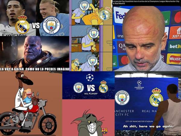 La fase de playoffs de la Champions League deparó un atractivo y emocionante Real Madrid vs Manchester City, por lo que las redes sociales explotaron. Estos son los divertidos memes tras el sorteo.
