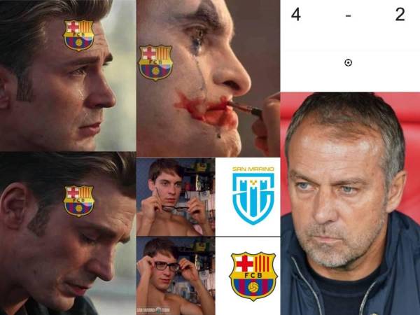 Barcelona cayó por 4-2 ante el Osasuna y los memes no se hicieron esperar en las redes sociales.