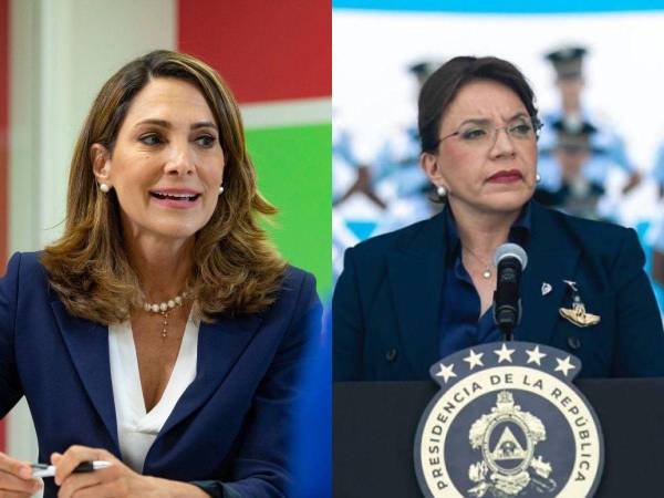 María Elvira Salazar, congresista de Estados Unidos, y Xiomara Castro, presidenta de Honduras, en un collage.