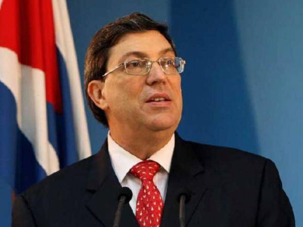 Bruno Rodríguez, canciller cubano.