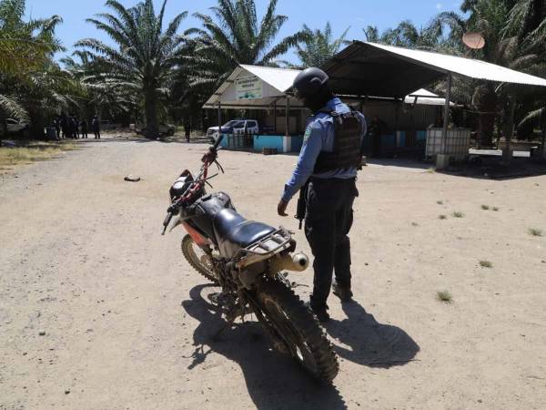 Zona donde se registró la masacre en el sector de Rigores, Trujillo, colón.
