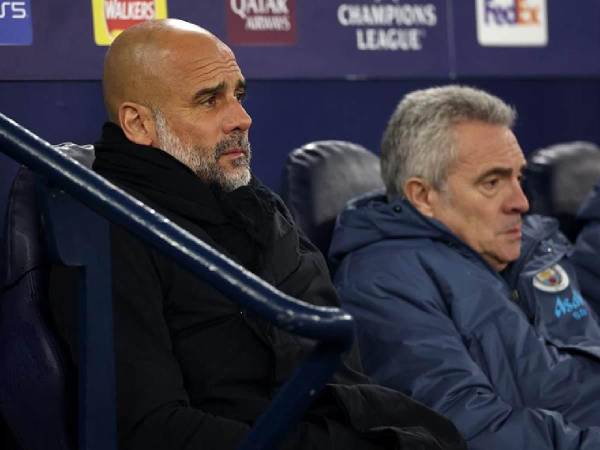 Pep Guardiola, entrenador del Manchester City tras la remontada del Real Madrid en Champions.