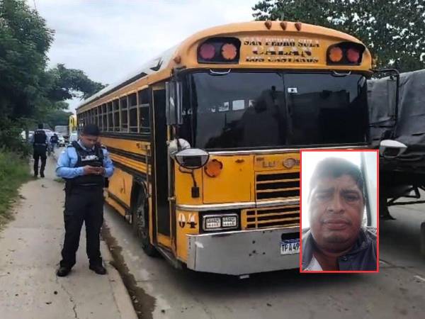 Bladimir Escalante perdió la vida la tarde del lunes luego de oponerse al asalto que delincuentes perpetraron a un autobús que de San Pedro Sula se dirigía a El Calán.