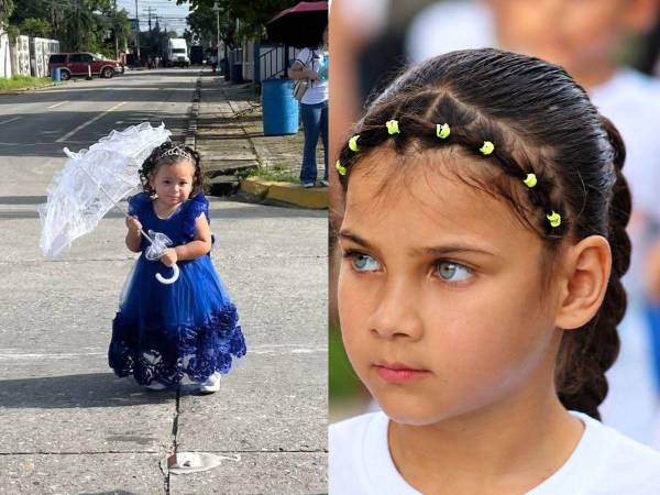Con sus coloridos atuendos, sonrisas y ternura, los pequeños fueron los grandes protagonistas de los desfiles patrios y conquistaron al público