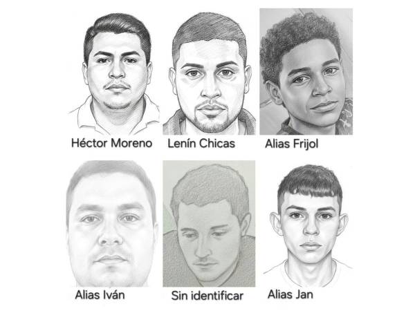 La DPI le da seguimiento a varios sospechosos de asaltos con retratos hablados.