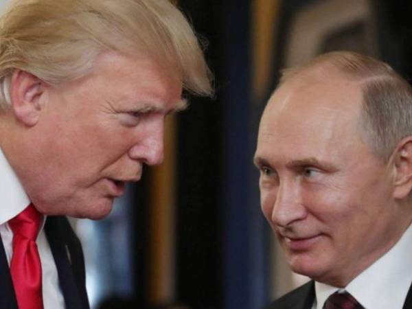 El presidente ruso, Vladímir Putin, y el líder de Estados Unidos, Donald Trump.